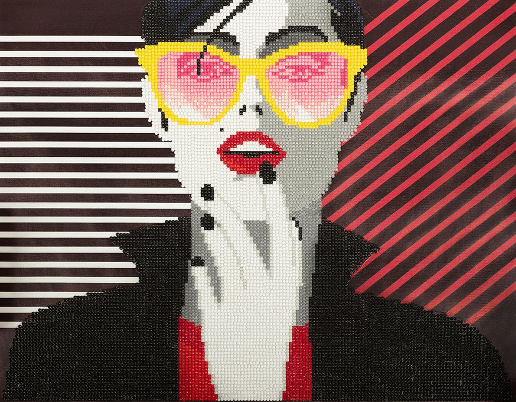 Кристальная (алмазная) мозаика ФРЕЯ ALV-111 Глянец модного журнала 35 х 45 см