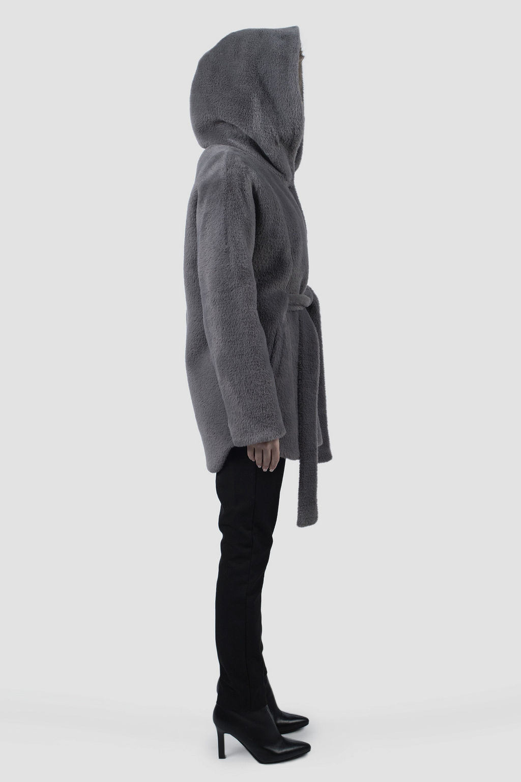 02-3294 Пальто женское утепленное (пояс)