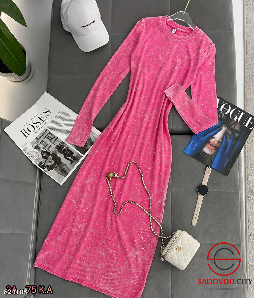 Платье женское в длине макси