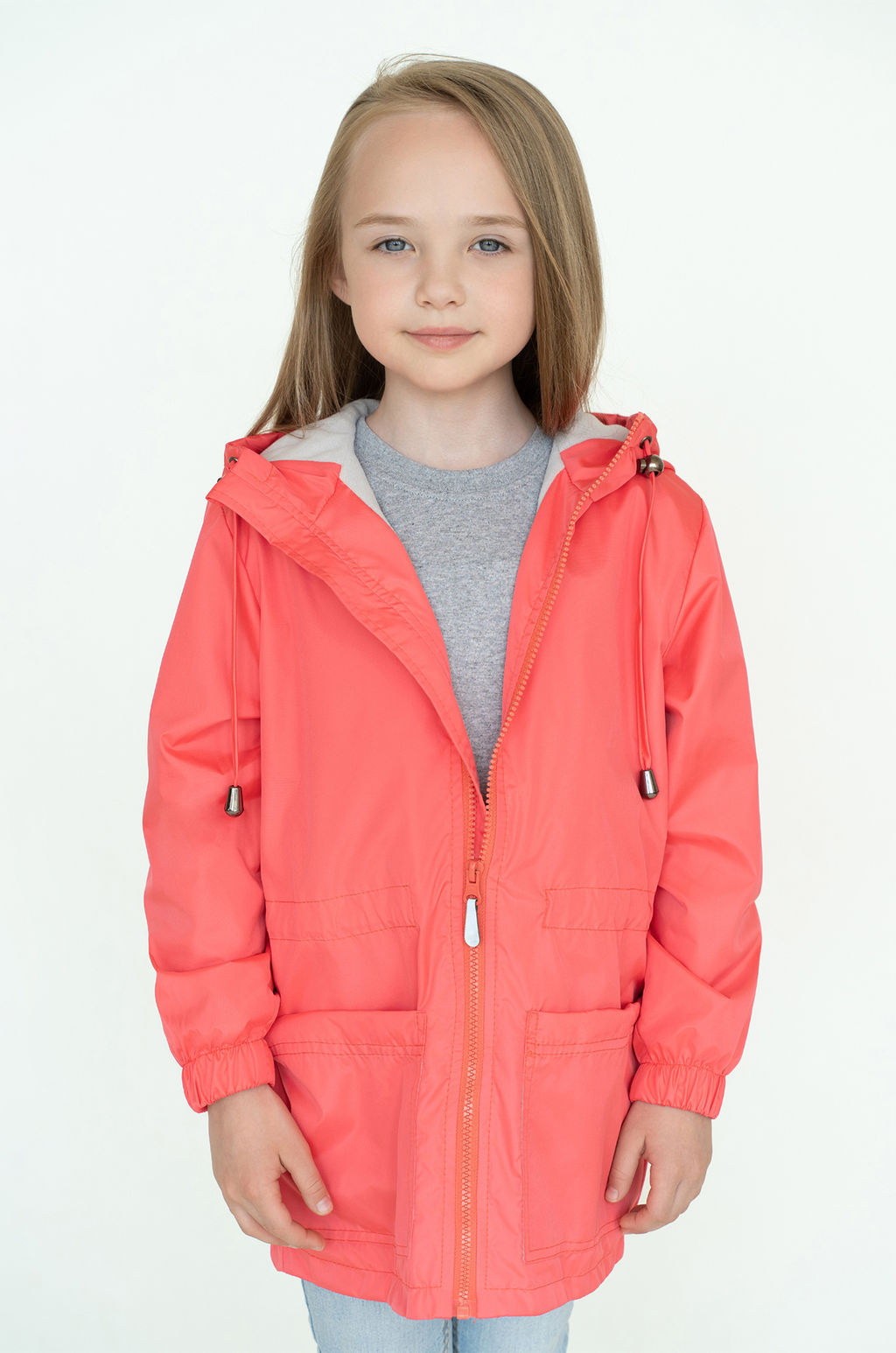 Ветровка детская коралл