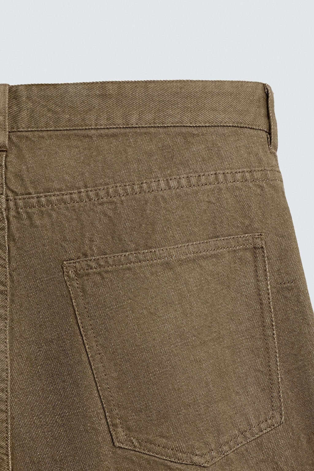 REGULAR FIT COTTON TROUSERS - Zara фото 9