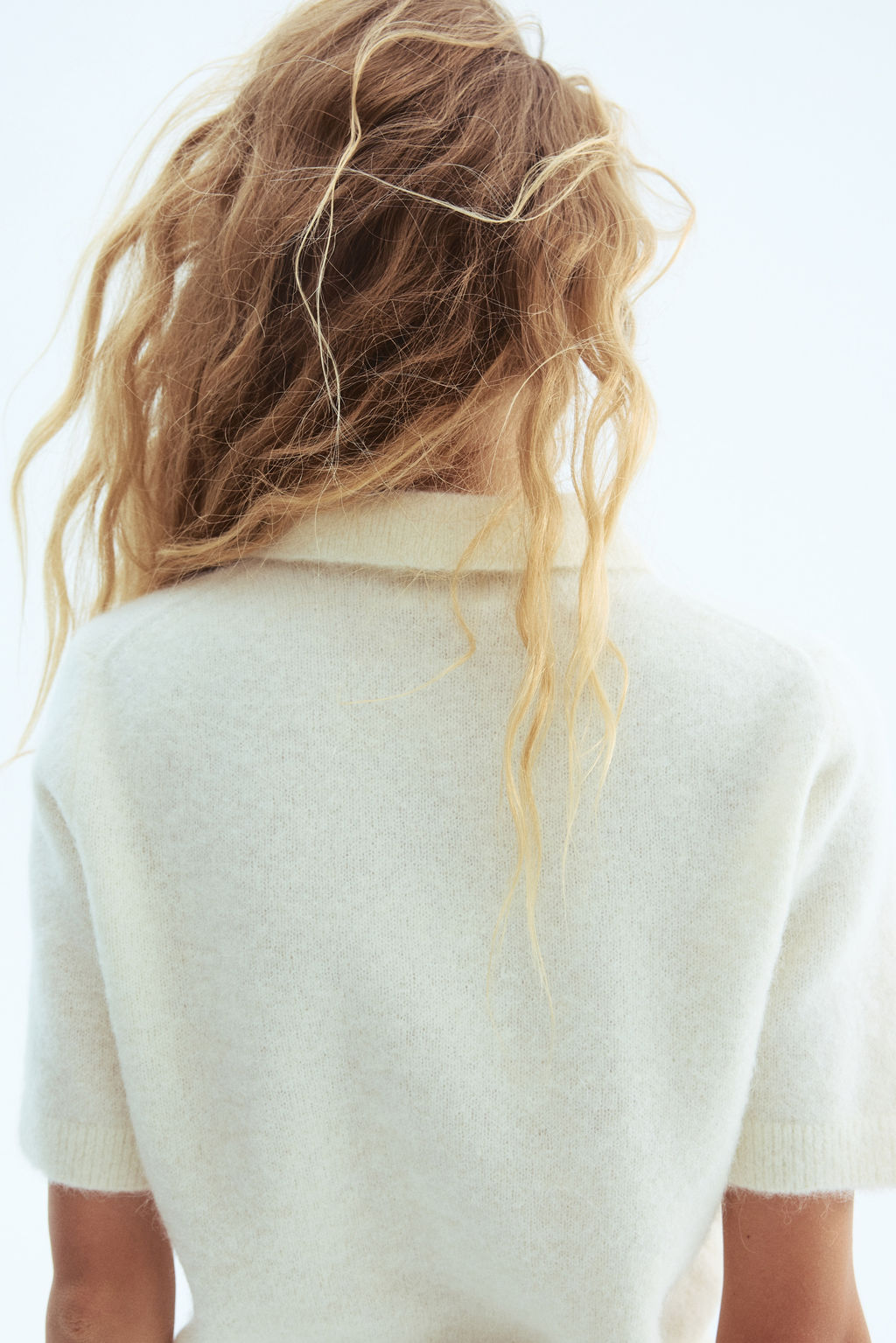 Jersey en mezcla de alpaca con cuello camisero - H&m фото 4