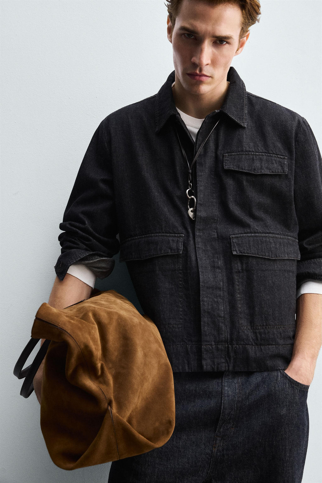 LEATHER TOTE BAG - Zara фото 6