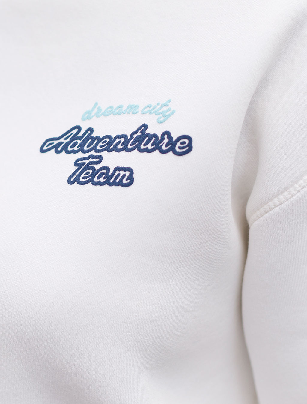 Свитшот из премиального футера трехнитки с начесом - Vilatte фото 2