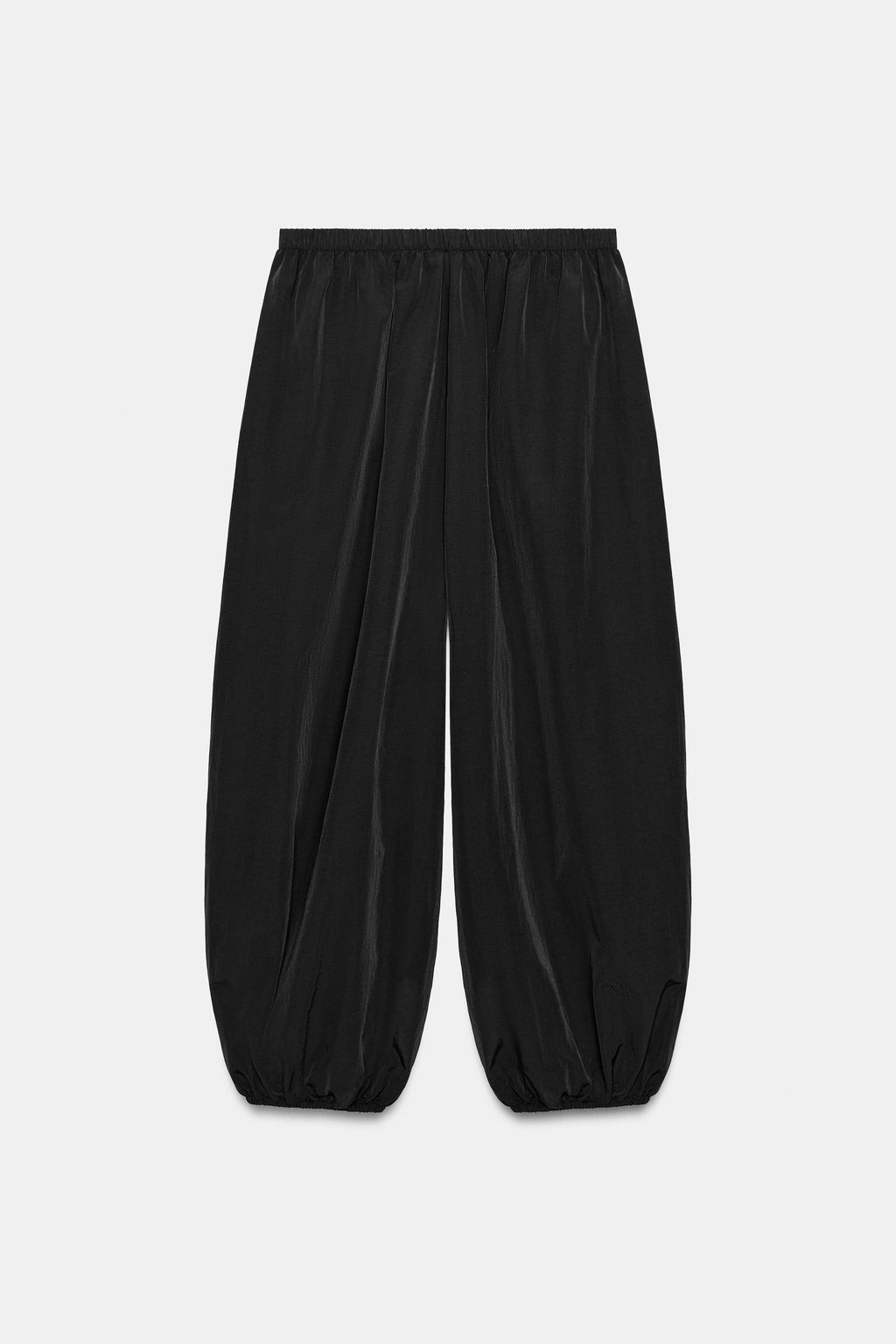 PANTAL?N NYLON BOMBACHO / Negro - Zara фото 5