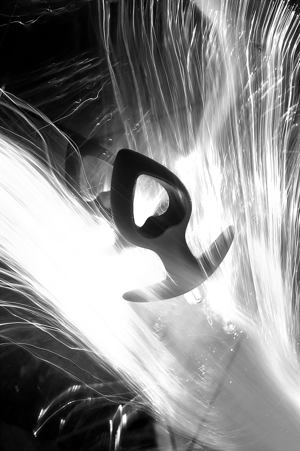 Анальная вибровтулка-расширитель POPO Pleasure by TOYFA Cordis M, силикон, черная, 14 см, 5,5  фото 11