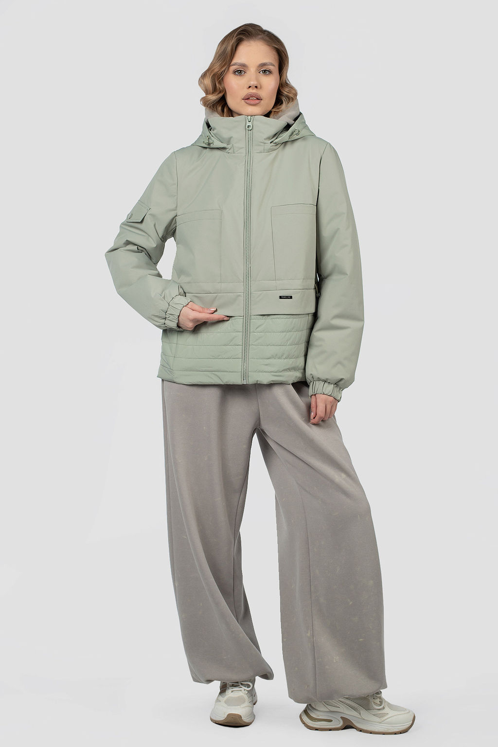 04-3128 Куртка женская демисезонная (Холлофайбер 80) - El podio фото 2