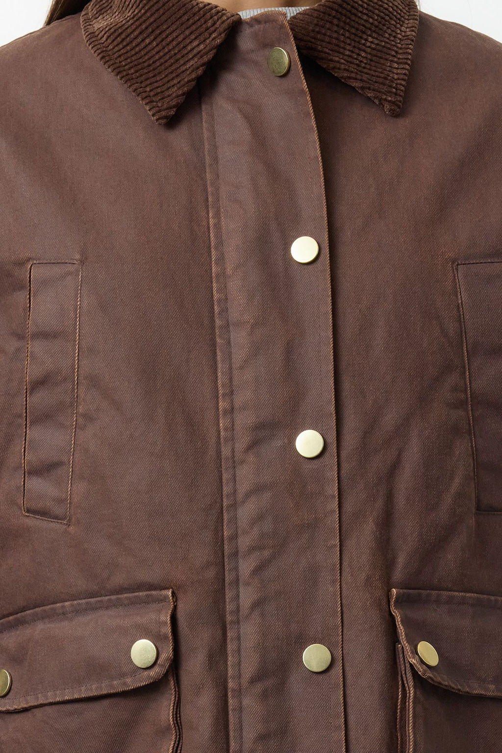 Kahverengi Regular Kal?p Mumlu Gabardin Yakas? Kadife Ekose Astarl? Ceket Mont TWOAW25MO00312 - Trendyolmilla фото 3