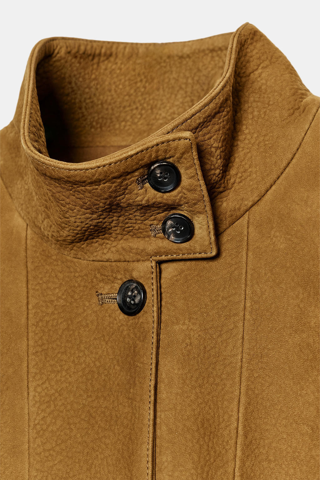 LEATHER BOMBER JACKET ZW COLLECTION LIMITED EDITION - Zara фото 9