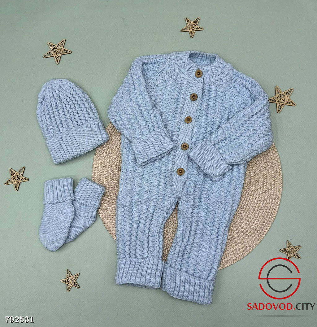 Вязаные комбинезоны из трёх предметов - Bruno фото 3