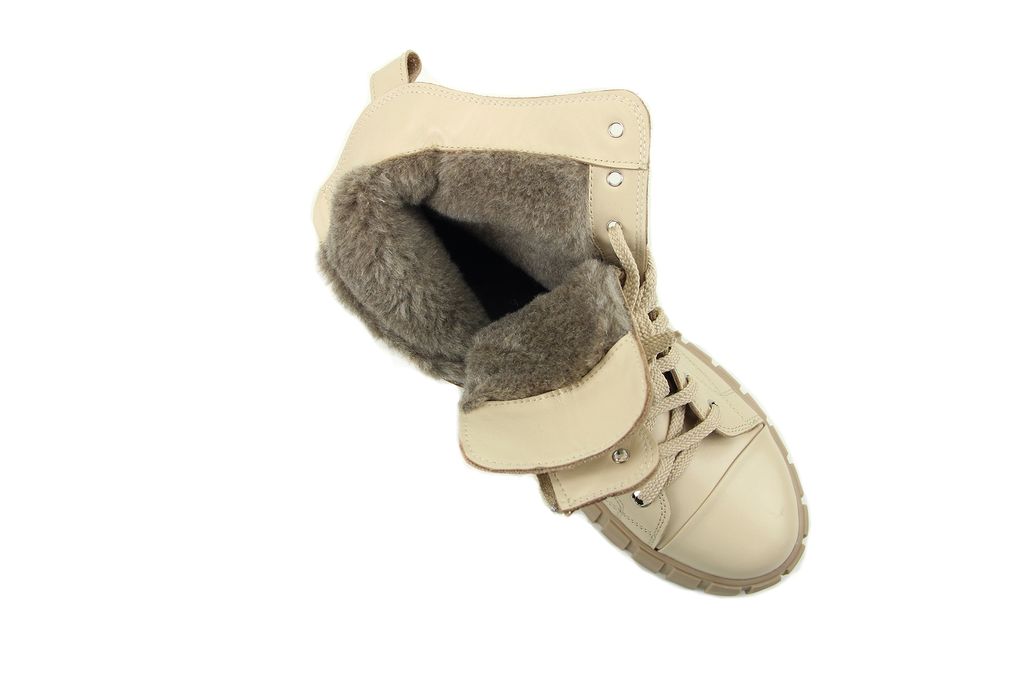 Ботинки EDART 215.1918be. beige/шерсть
