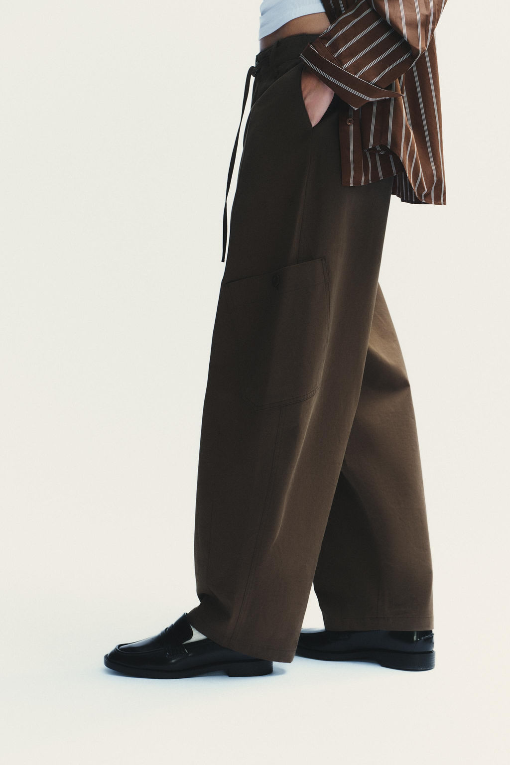 BALLOON CARGO TROUSERS - Zara фото 5
