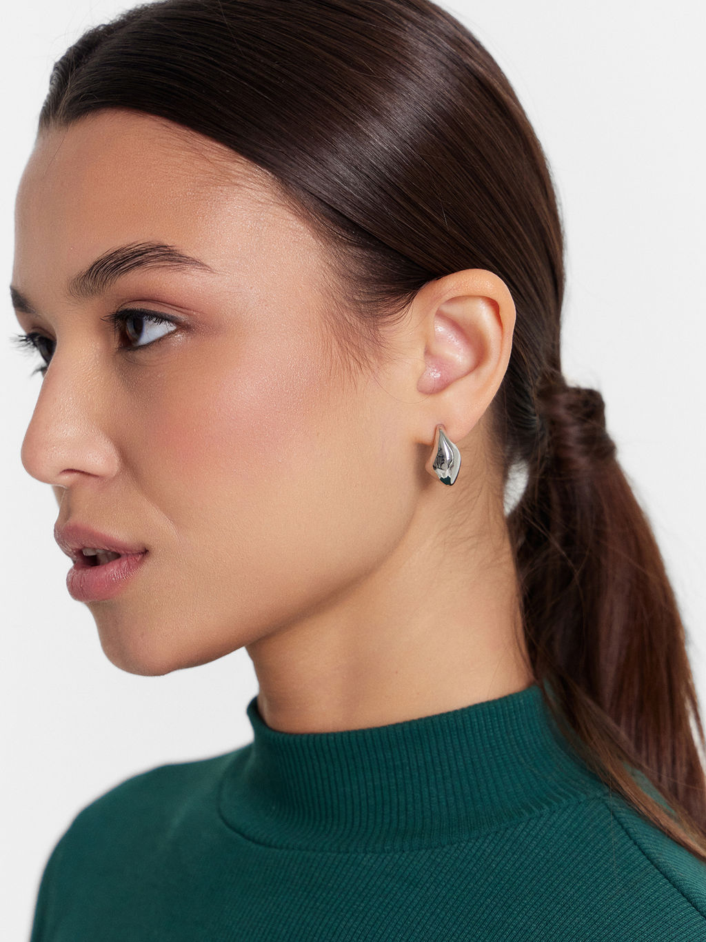 Серьги женские в серебристом цвете - Mark formelle фото 3