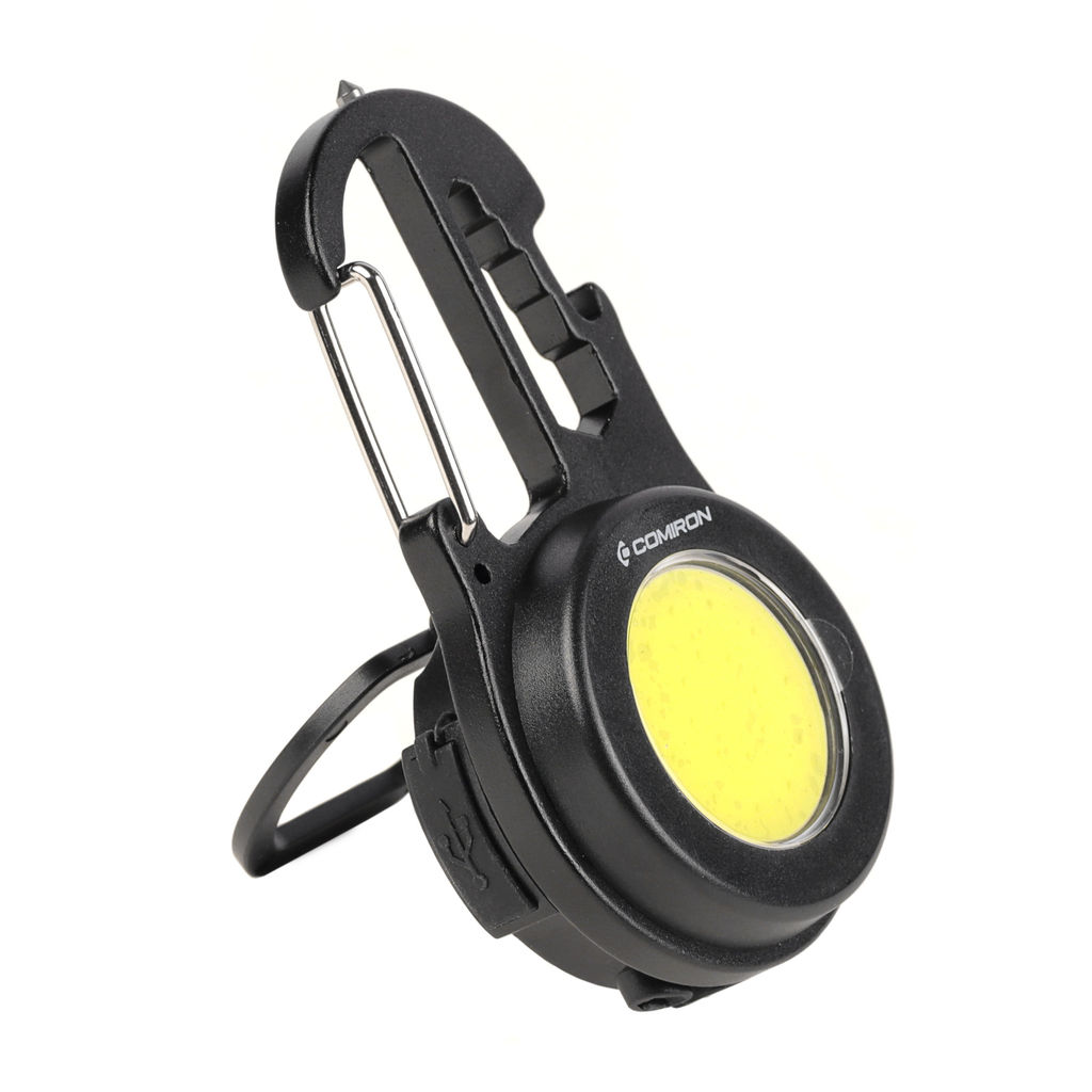 Фонарь мультитул тактический COMIRON TACTIC корпус CNC алюминий T6, IPX5; свет 20xCOB аккум 500 mAh USB Type-C отвёртки, гаечный ключ карабин /уп 120/ - Галеонтрейд фото 10