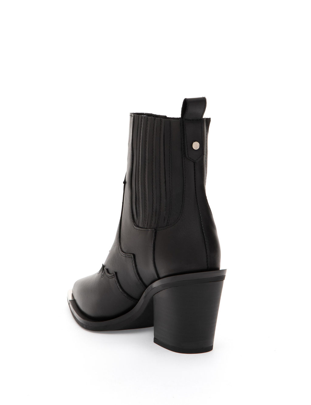 Siyah Topuklu Deri Bot - Pierre cardin фото 6