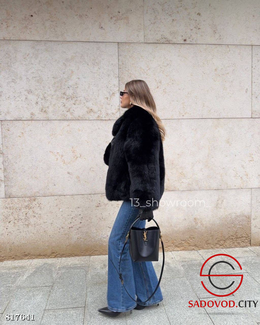 Шуба женская из искусственного меха