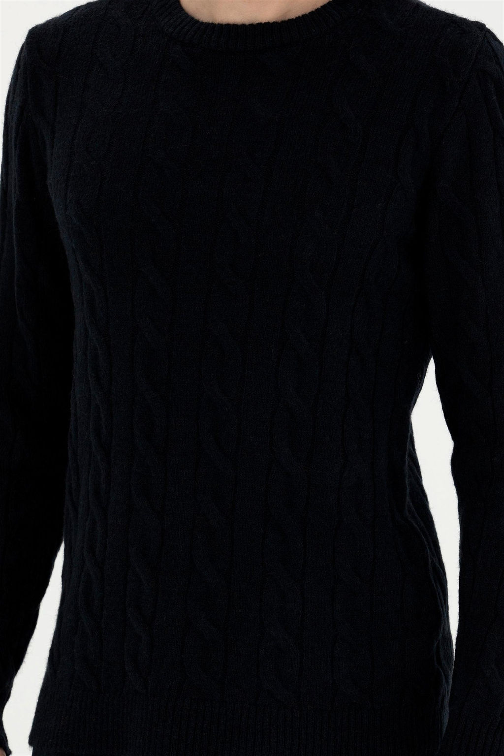 Мужской темно-синий меланжевый свитер - U.s. polo assn фото 13