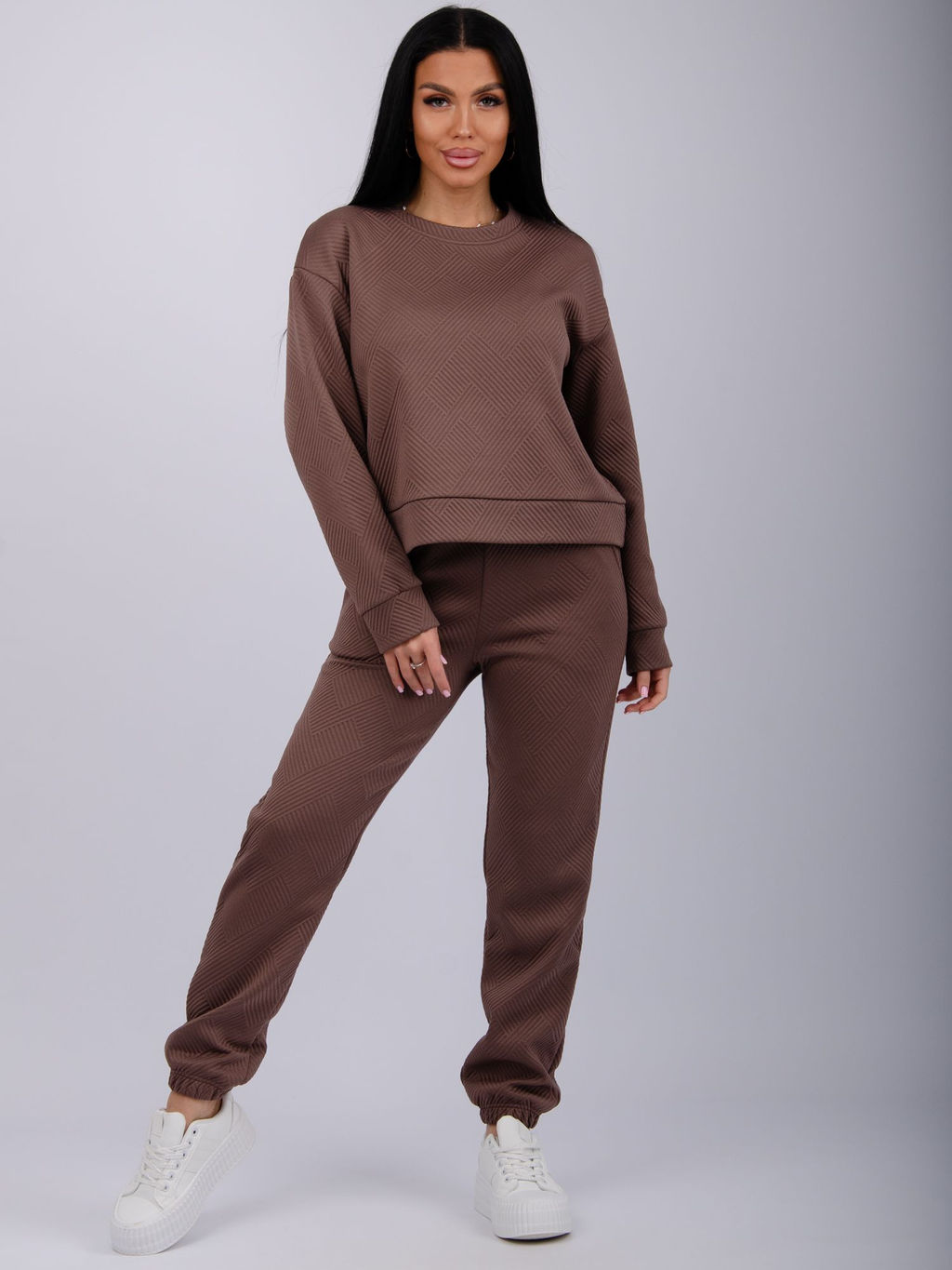 Костюм Богема 3, жаккард - Малина фото 2