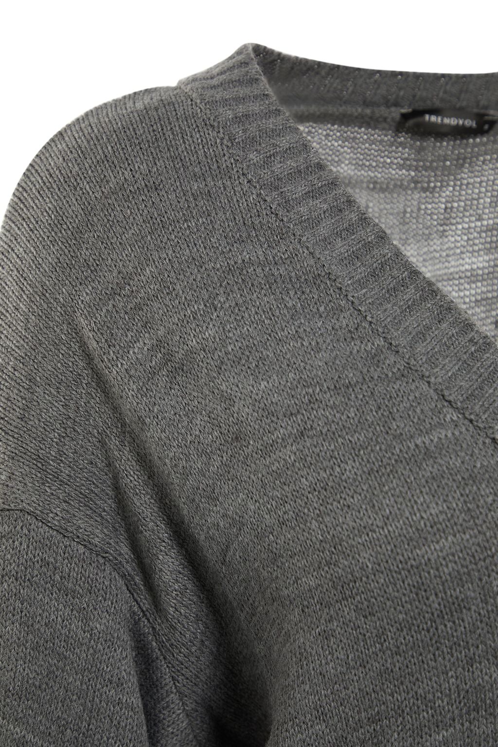 Antrasit Maxi Triko Genis Kal?p Elbise TWOAW23EL00642