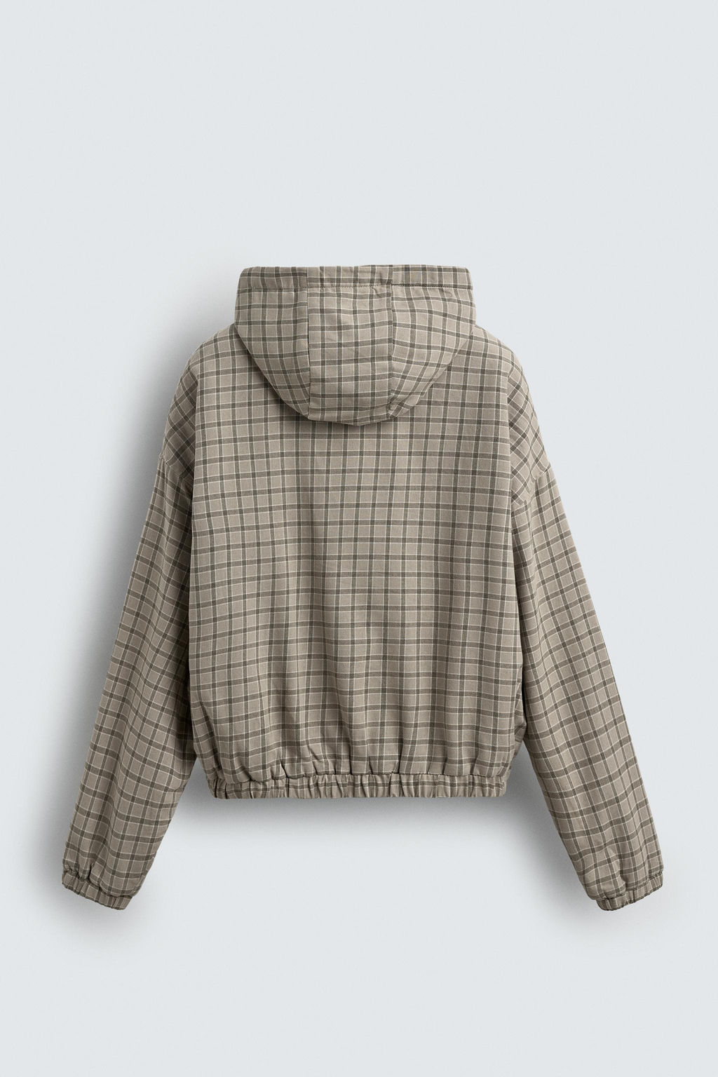 CHECK BOXY FIT JACKET - Zara фото 9