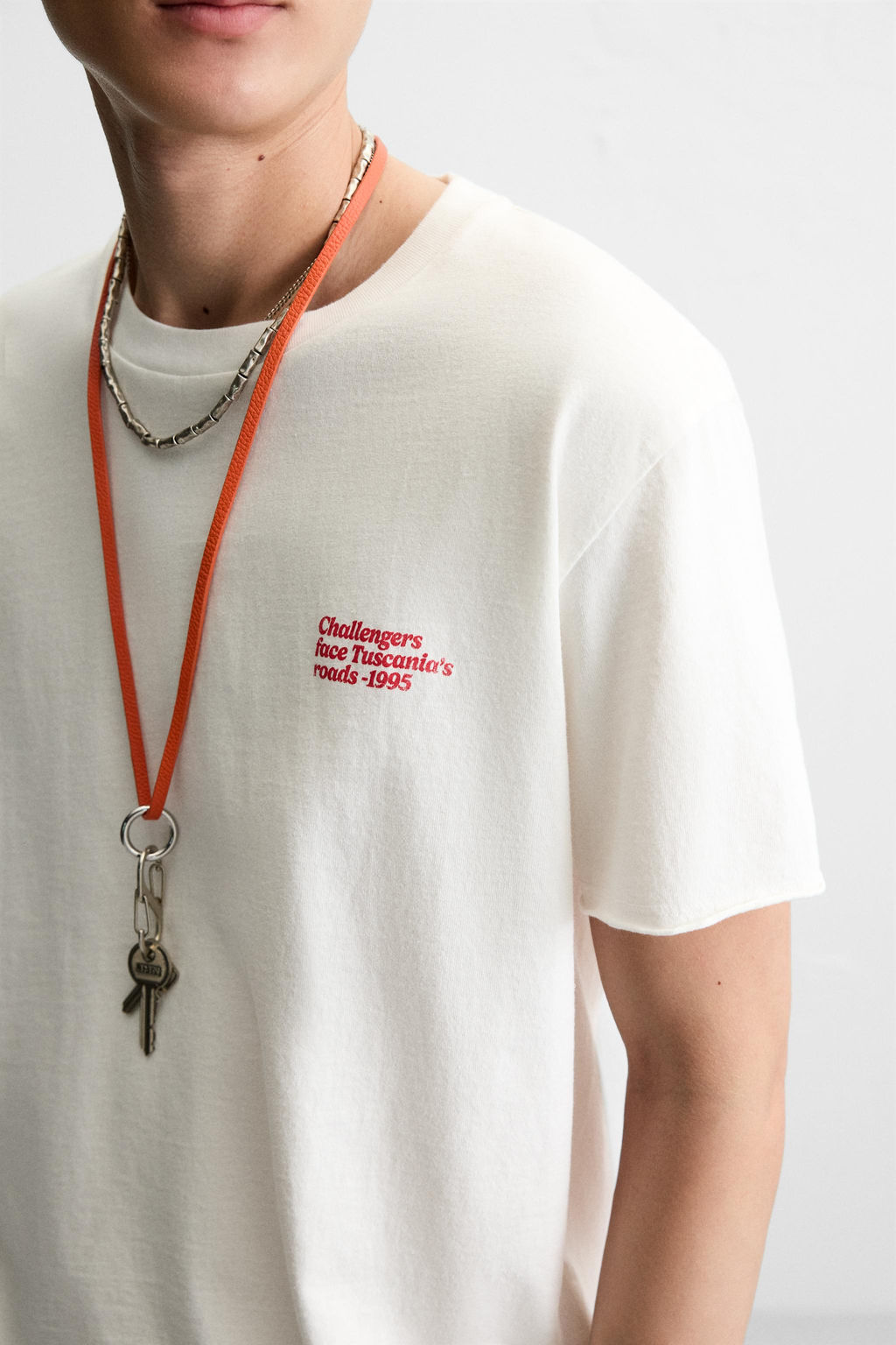 WASHED PRINT SLOGAN T-SHIRT - Zara фото 5