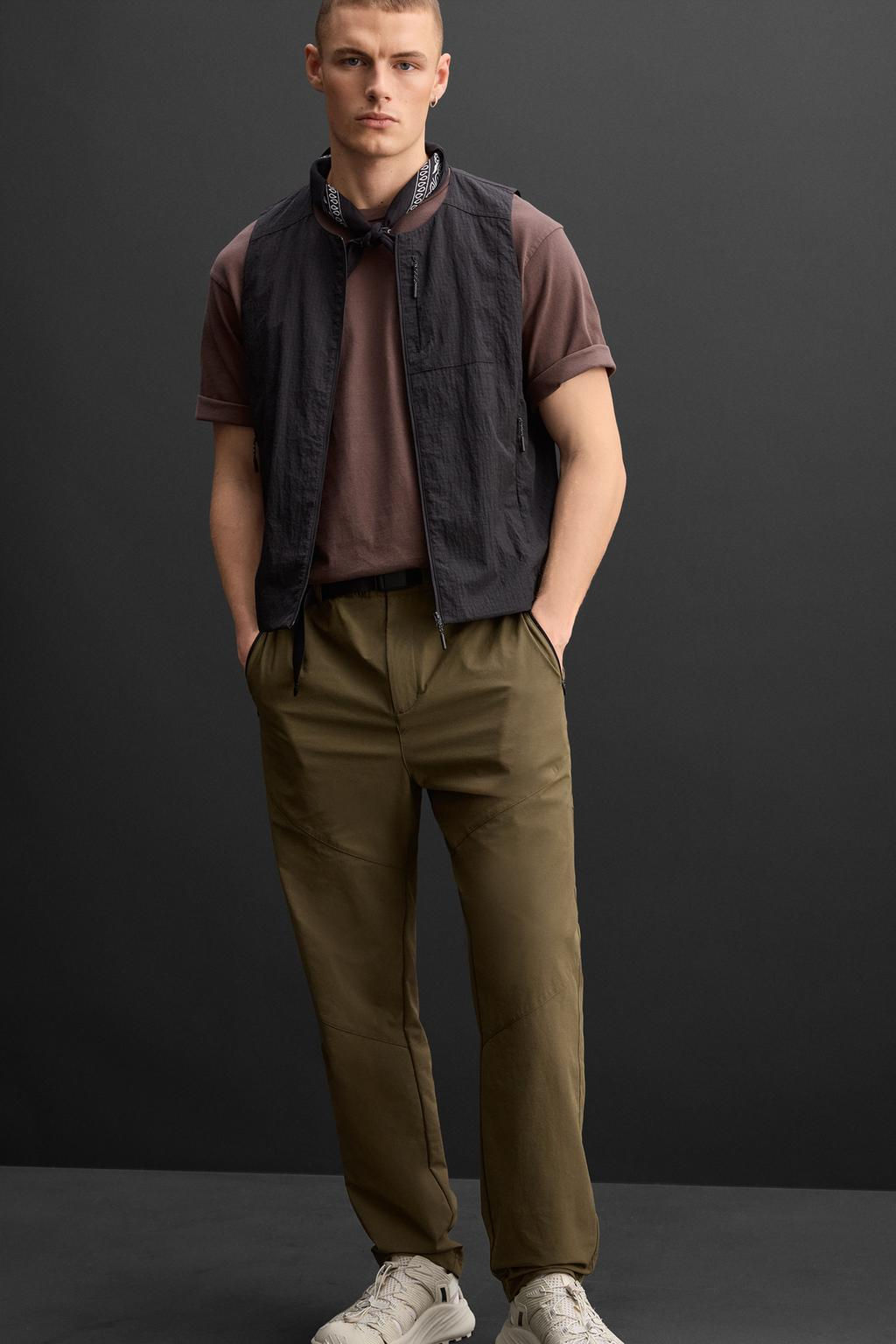 TECHNICAL TROUSERS WITH BELT - Zara фото 5
