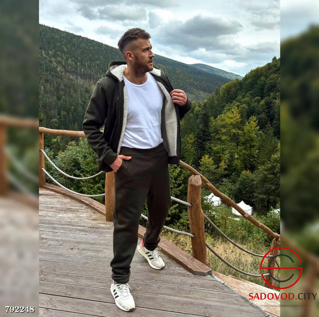 Теплый мужской костюм двойка - Bruno фото 3