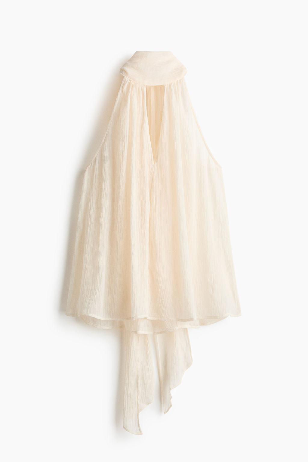 Top de gasa con cuello fular - H&m фото 3