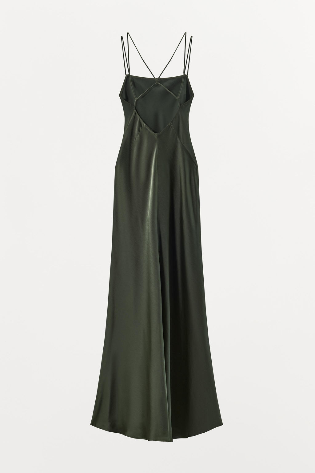 LIMITED EDITION LONG SATIN DRESS - Zara фото 7