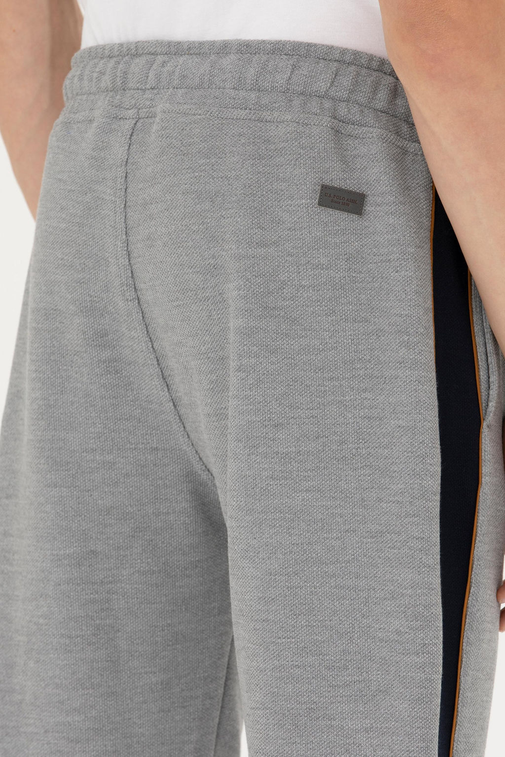 Мужские серые меланжевые спортивные штаны - U.s. polo assn фото 21