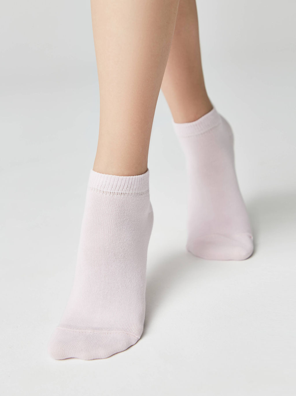 Цена за 2 пары .CONTE 3DSOCKS Носки женские (короткие) светло-розовый
