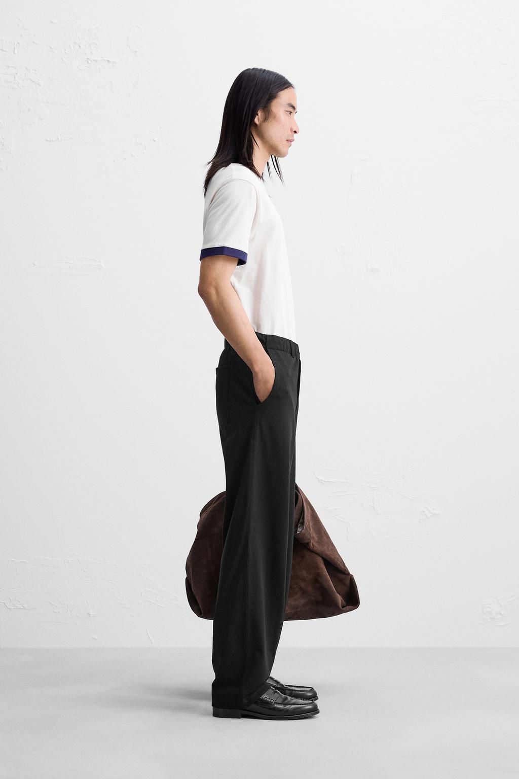 RELAXED FIT JOGGER TROUSERS - Zara фото 4