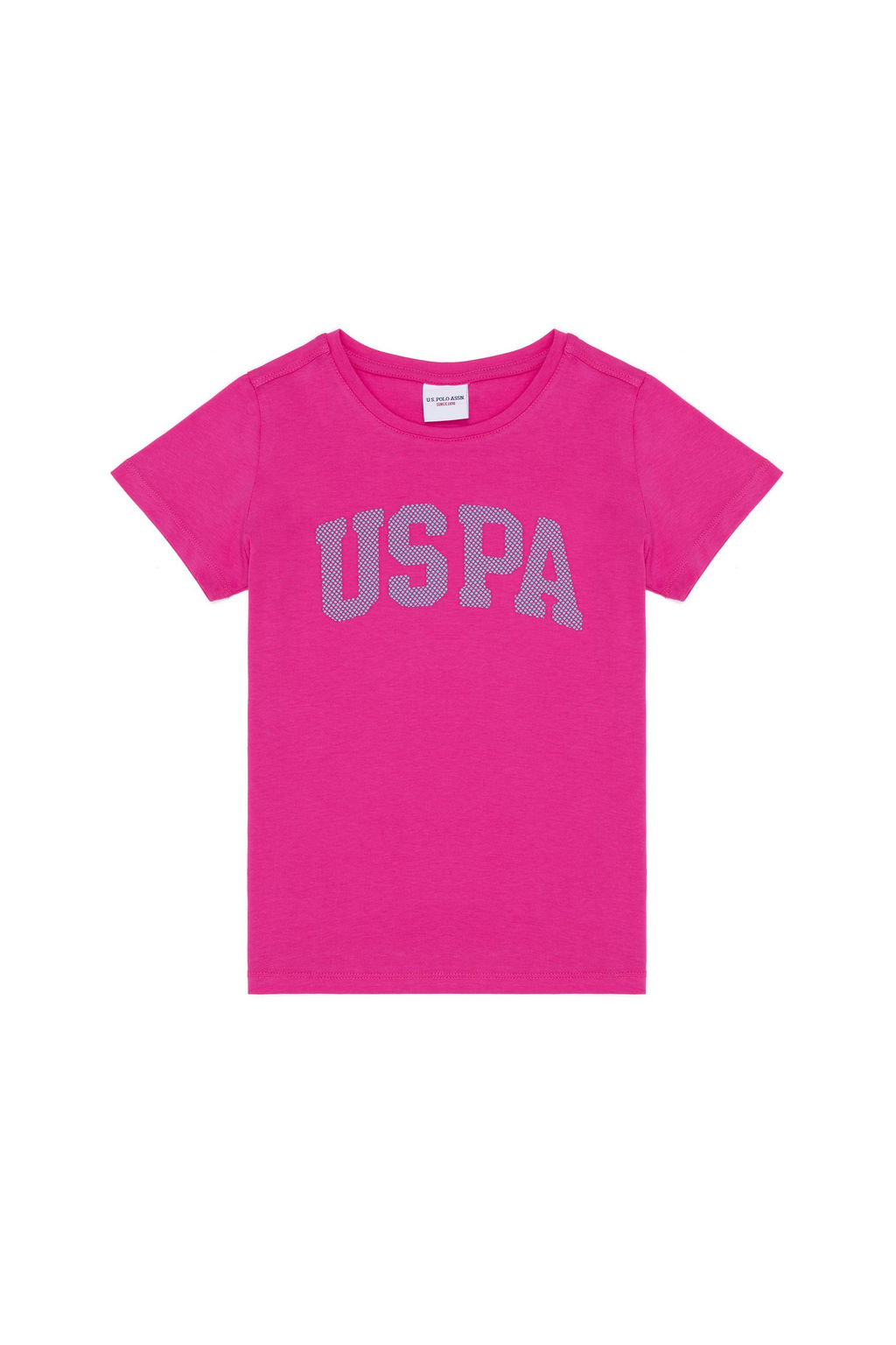 U. S. Polo Assn / Базовая футболка цвета фуксии для девочек
