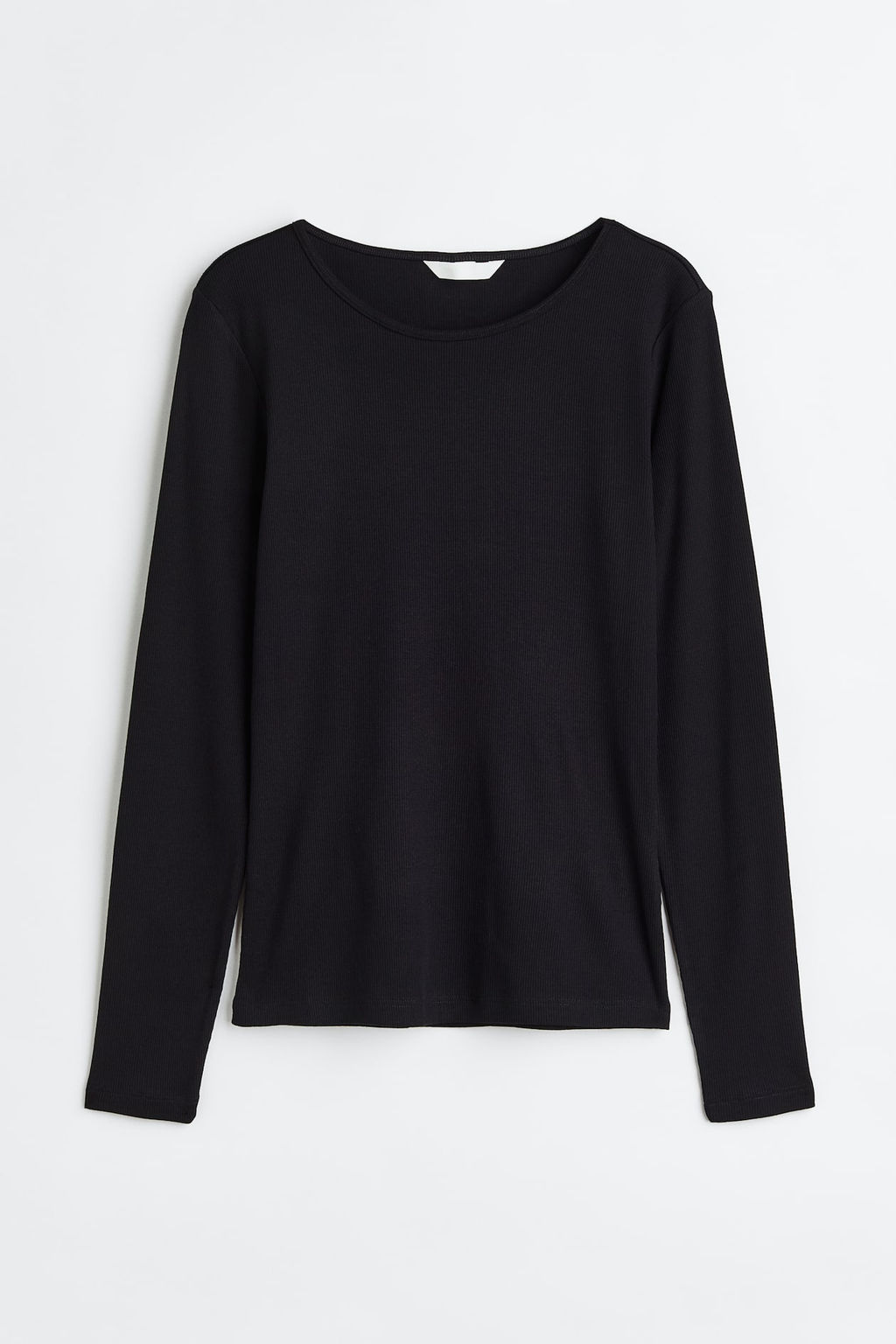 Camiseta en punto de canale - H&m фото 5