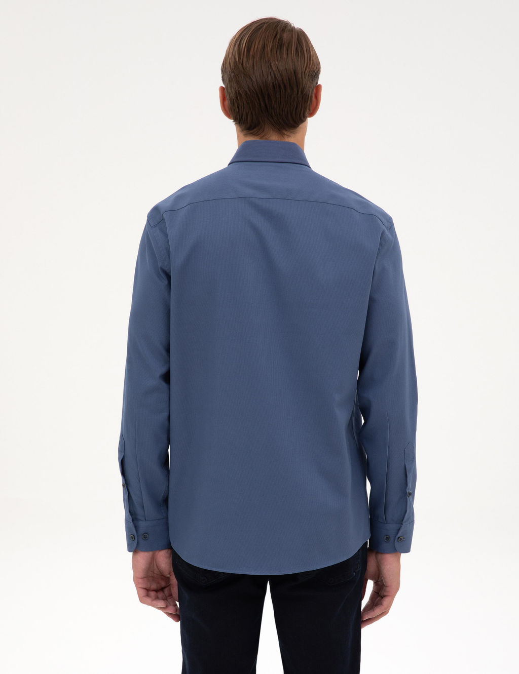 _ndigo Regular Fit Uzun Kollu G_mlek - Pierre cardin фото 5