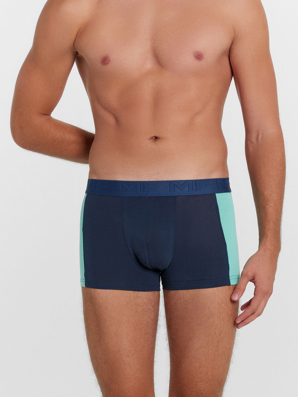 Цена за 2 штуки! Трусы мужские боксеры синие морская глубина 411224