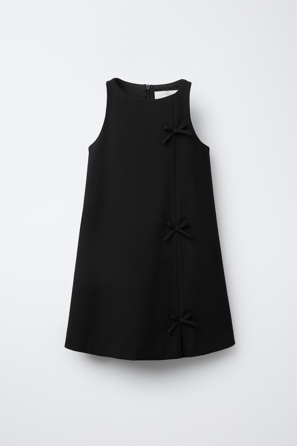 PINAFORE DRESS WITH BOWS