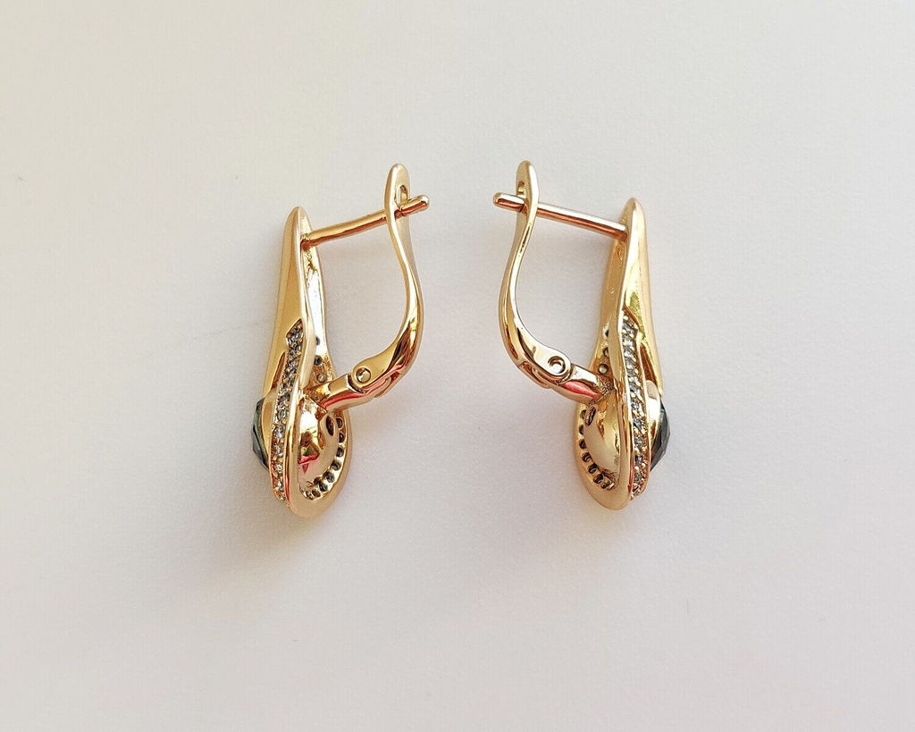 Серьги с кристаллами Swarovski