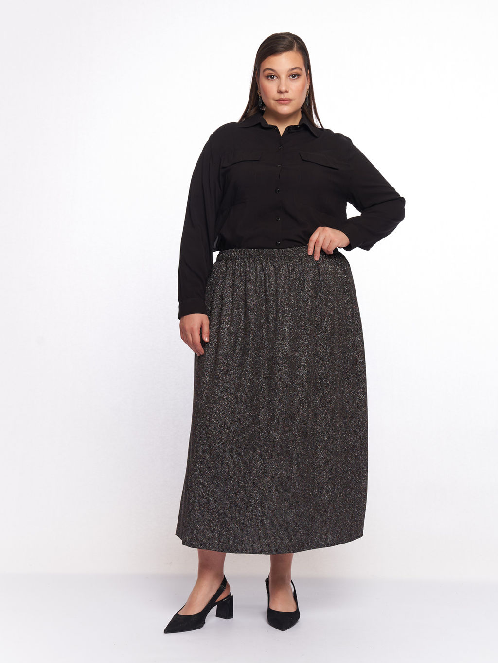 Блузка черная BL50504BLK01 - Артесса фото 7