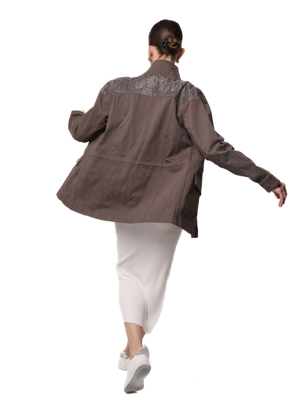 Ветровка B-8863 Серый