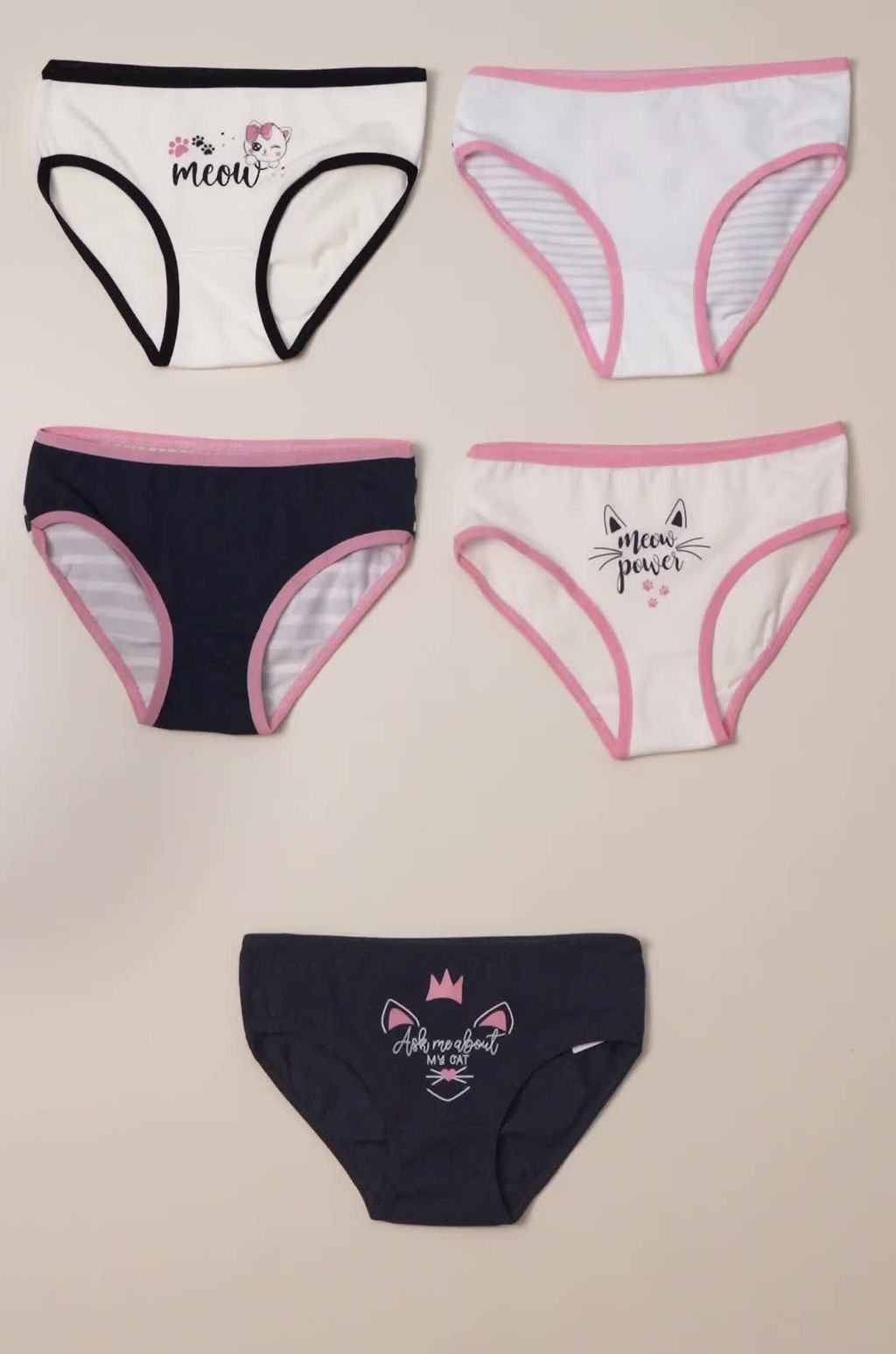 Трусы для девочки 5шт. Happyfox  фото 2