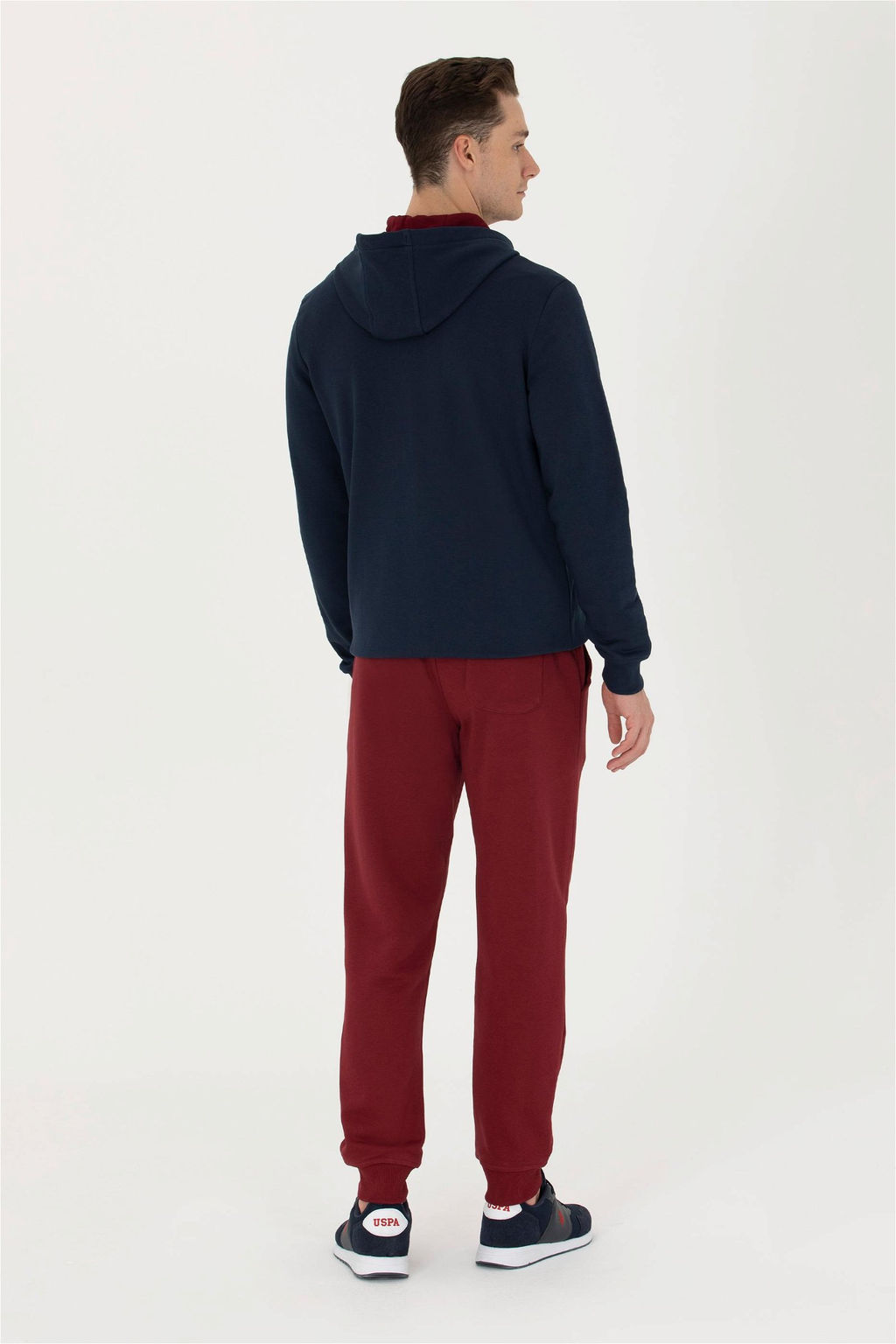 Мужские бордовые спортивные штаны - U.s. polo assn фото 4