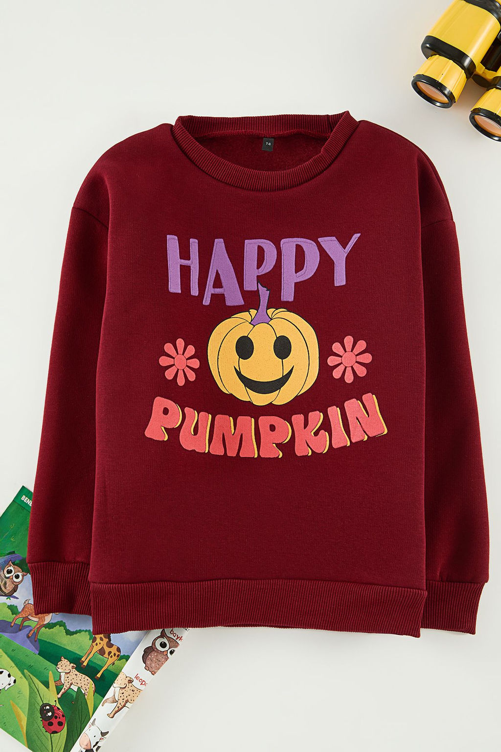 Ekru Unisex Bask?l? Orme Sweatshirt TKDAW25SW00096 - Trendyolmilla фото 3