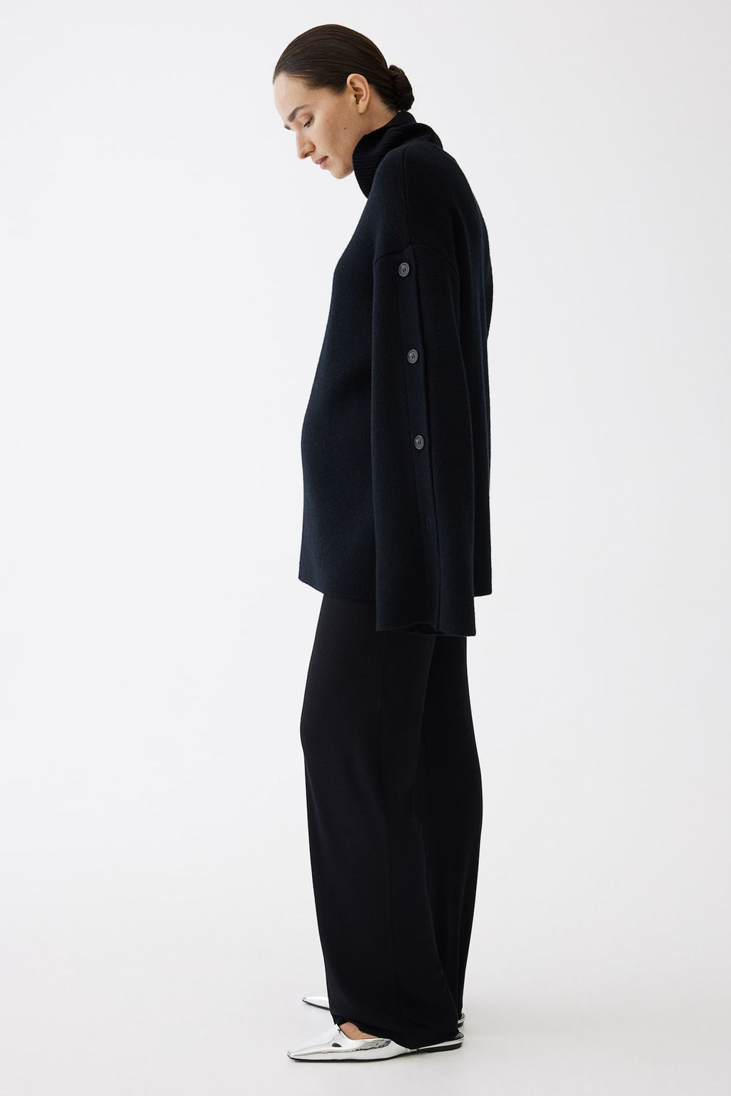 MAMA Pantalon en punto de canale Before & After - H&m фото 4
