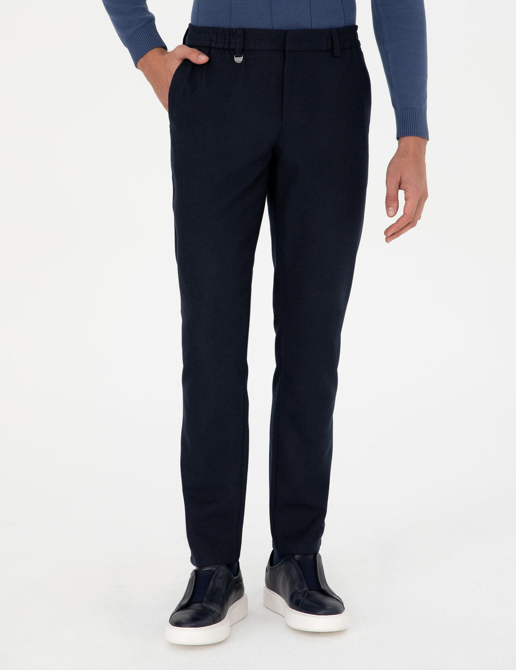 Lacivert Ex. Slim Fit Kuma_ Pantolon - Pierre cardin фото 2