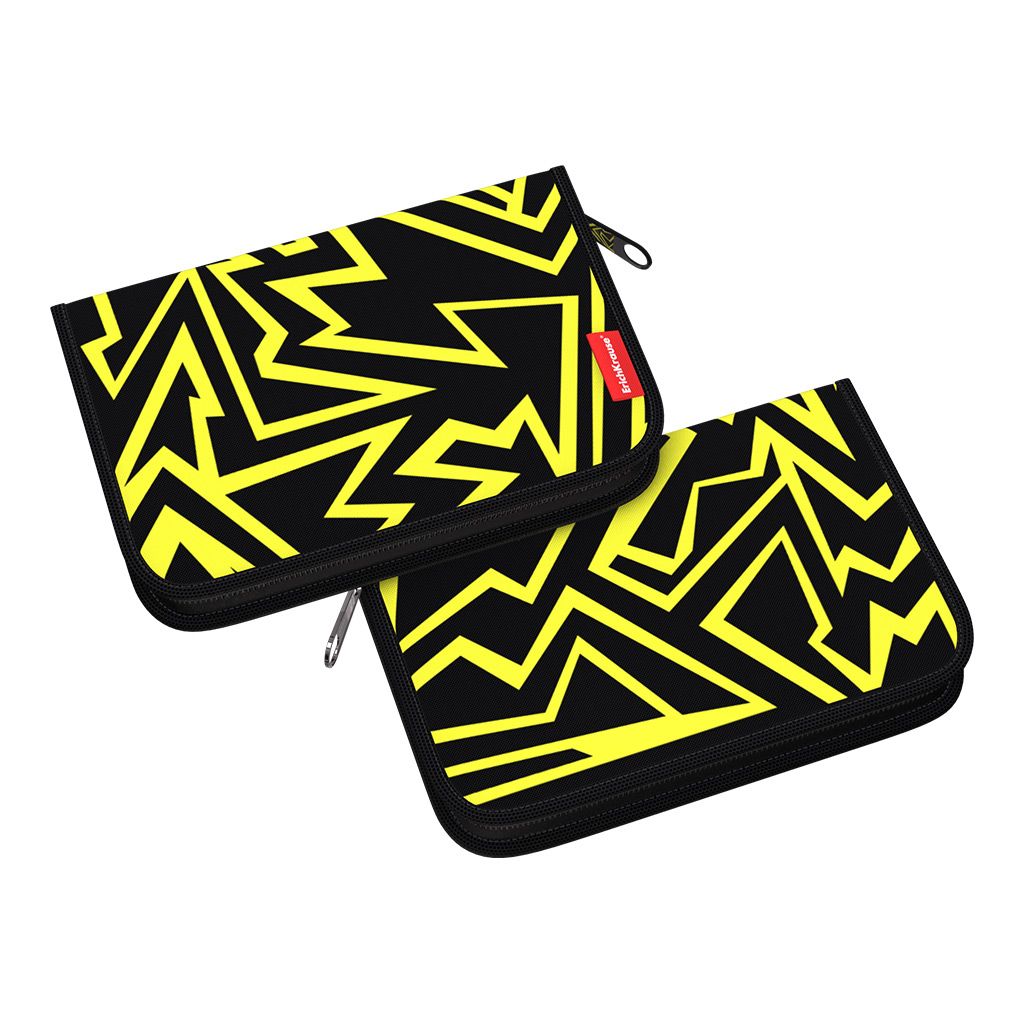 Цена за 1 шт. Пенал-книжка без наполнения ErichKrause 135x205x30мм High Voltage