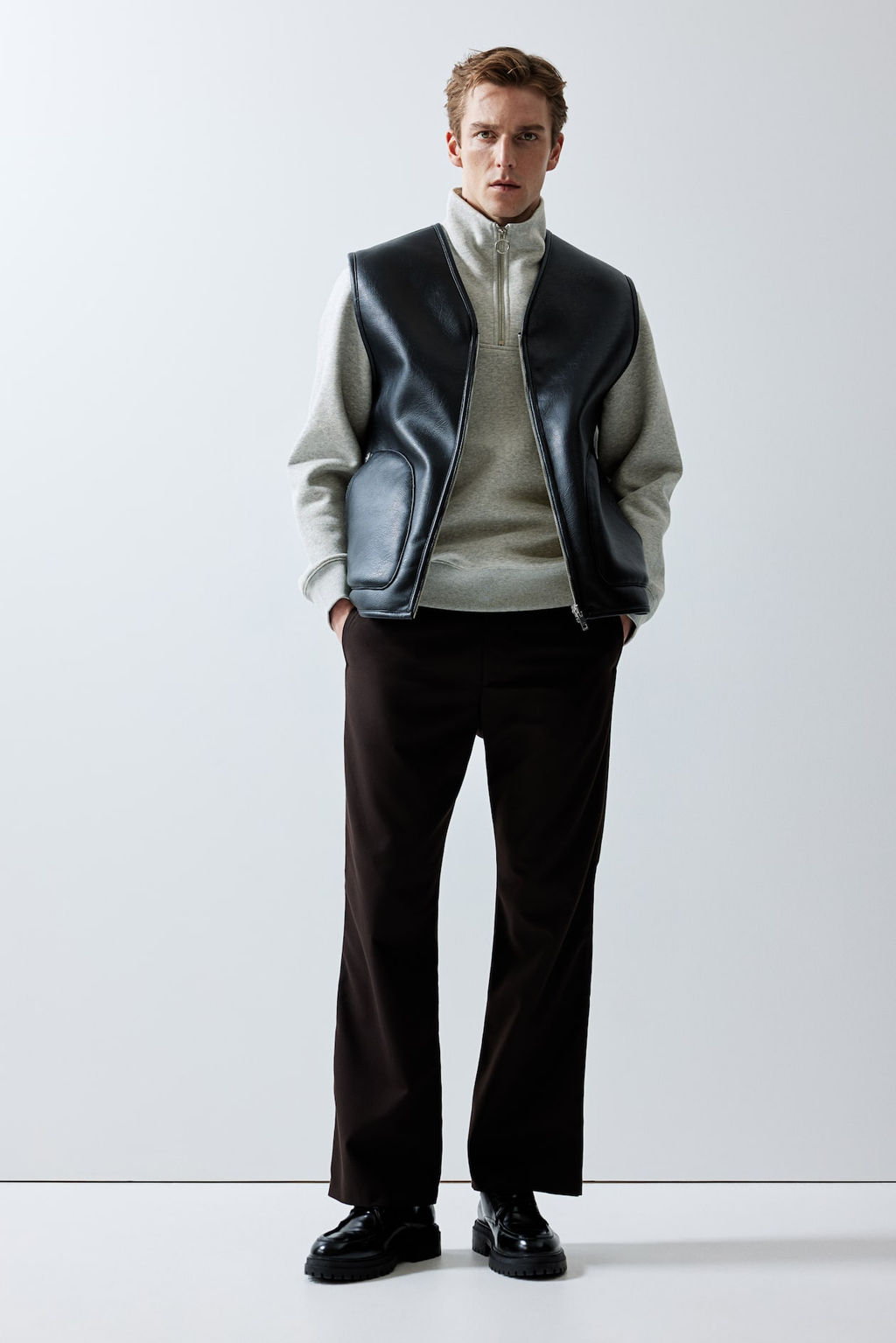 Sudadera con media cremallera Regular Fit - H&m фото 3