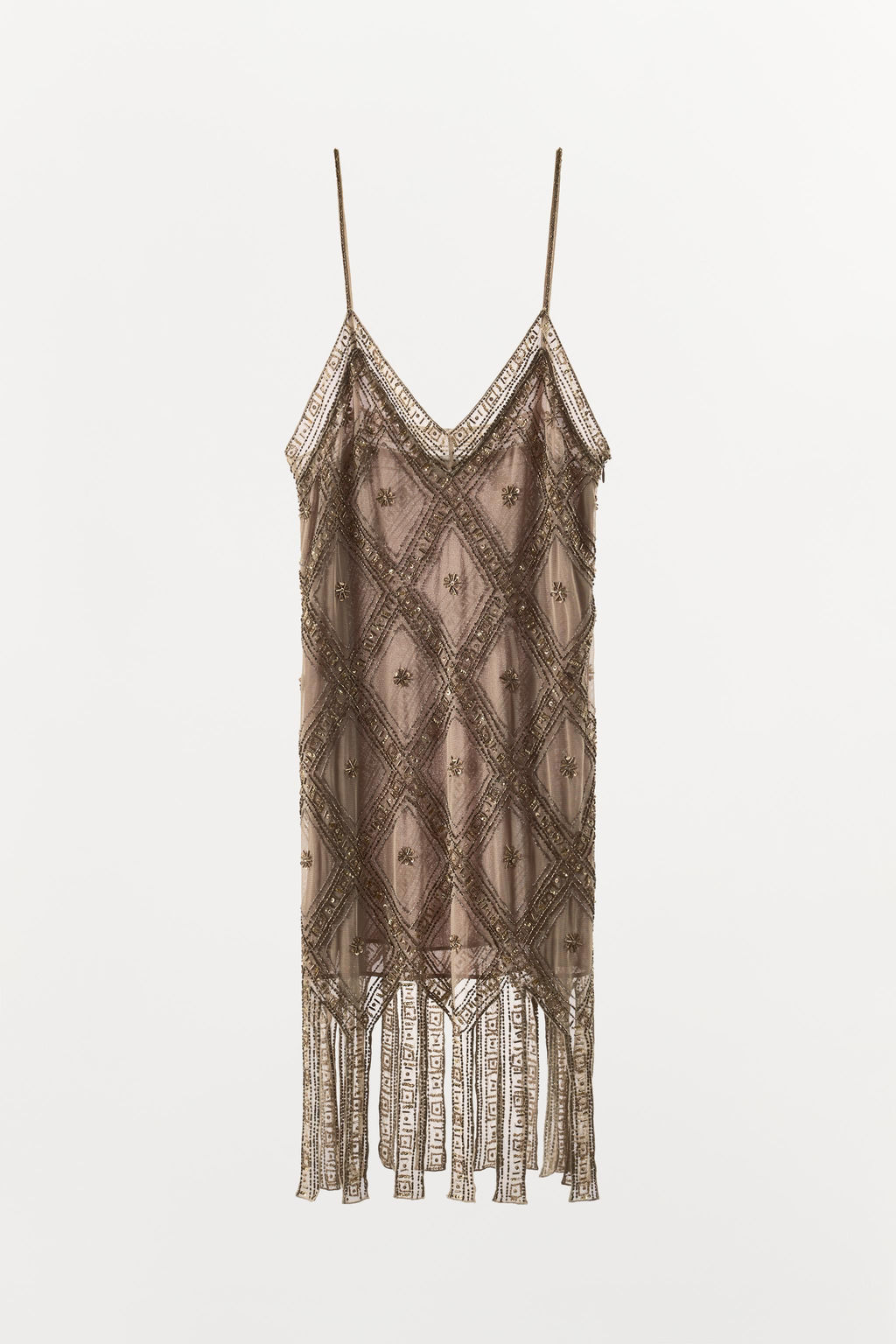 EMBROIDERED TULLE DRESS - Zara фото 5