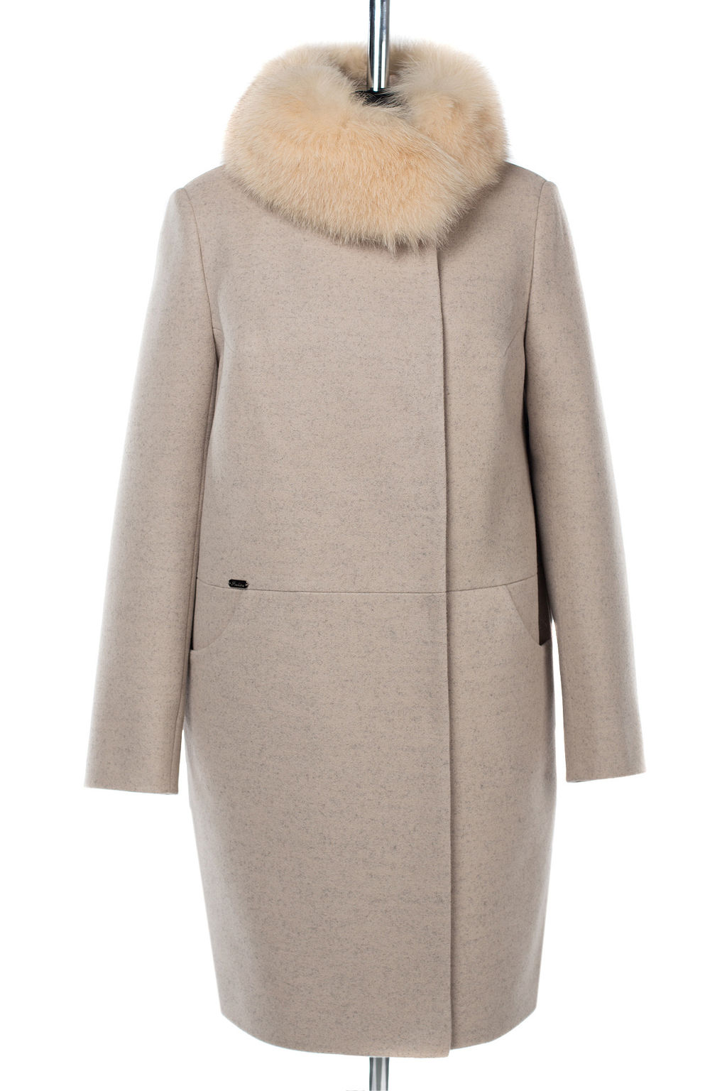 Мех натуральный (песец) Пальто утепленное Синтепон 200 г - El podio фото 7