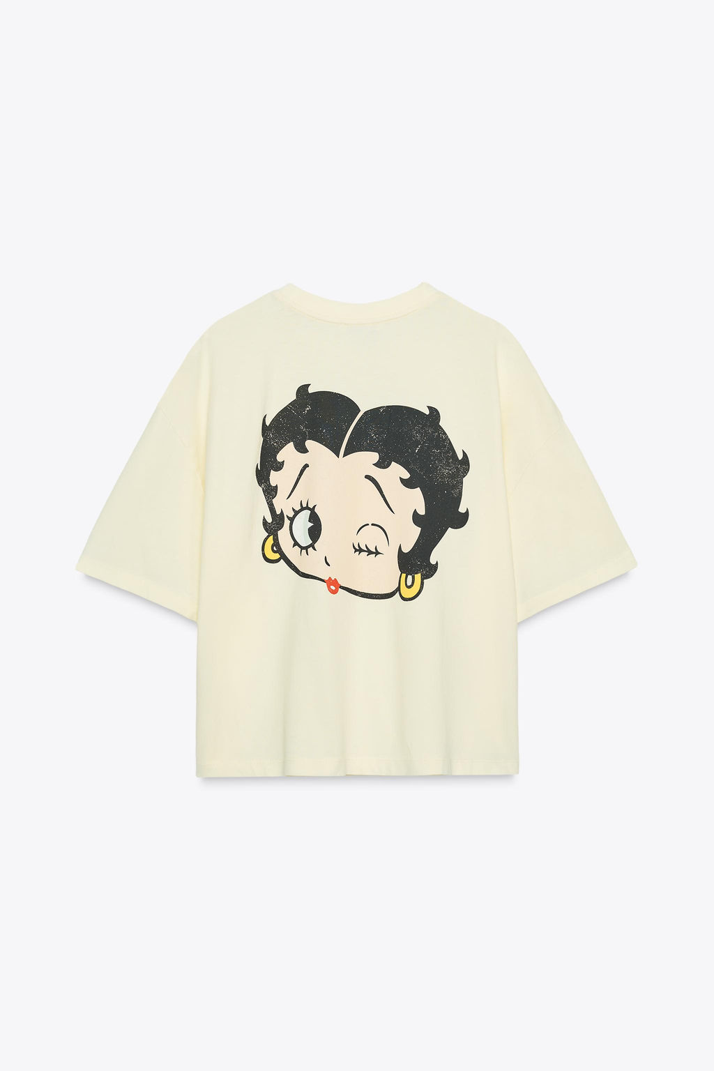 BETTY BOOP® WASHED-EFFECT T-SHIRT - Zara фото 6